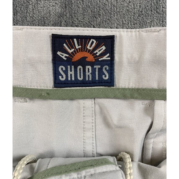 Faherty Men's All Day Short Chino, Khaki, Stretch Performance Golf, Size 36 - Picture 6 of 10